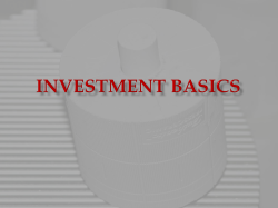 Investment basics
