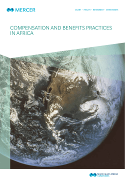 compensation and benefits practices in africa