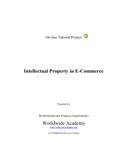 Intellectual Property in E-Commerce