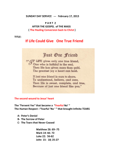 If Life Could Give One True Friend