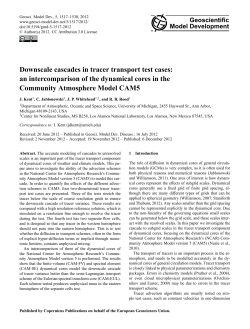 Downscale cascades in tracer transport test cases