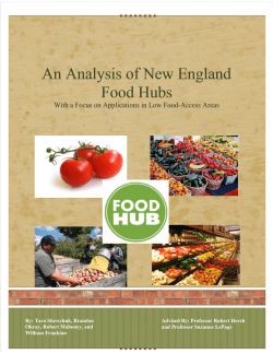 An Analysis of New England Food Hubs
