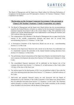 Declaration 2013 December