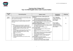 Course Outline - Canning Vale College