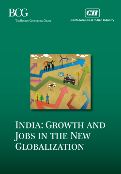 India: Growth and Jobs in the New Globalization