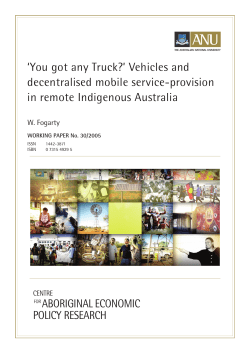 - Centre for Aboriginal Economic Policy Research