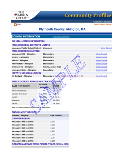 Plymouth County: Abington, MA