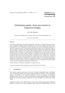 Eliminating upside - Journal of Civil Engineering, The Institution of