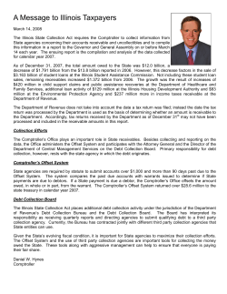 2007 - Illinois Comptroller
