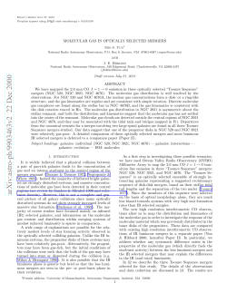 Molecular Gas in Optically Selected Mergers