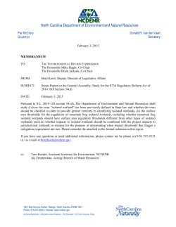 2014-Nov Isolated Wetlands Study Report
