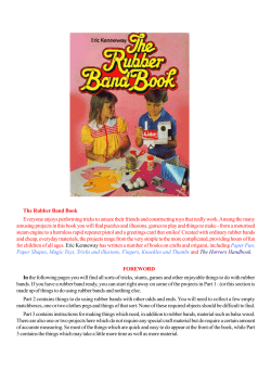 the rubber band book