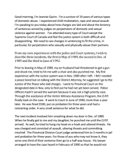 Is the Justice System Appropriately Serving Survivors of Sexual and