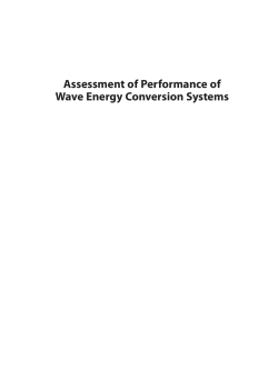 Assessment of Performance of Wave Energy Conversion