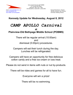 CAMP APOLLO Carnival