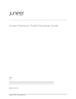 JET Developer Guide