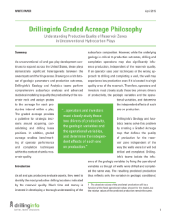 Drillinginfo Graded Acreage Philosophy