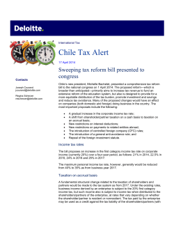 Chile Tax Alert