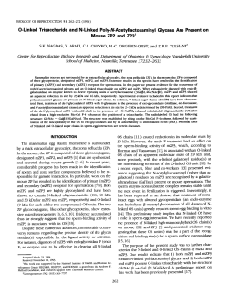 O-Linked Trisaccharide and N-Linked Poly-N