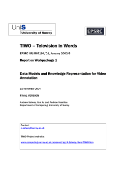 Data Models and Knowledge Representation for
