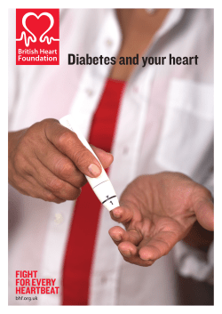 Diabetes and your heart - British Heart Foundation
