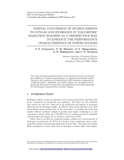 Partial conversion of hydrocarbons to syngas and hydrogen in