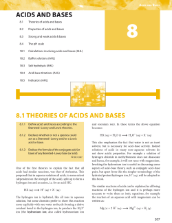 Acids And BAses - Aula Virtual Maristas Mediterránea