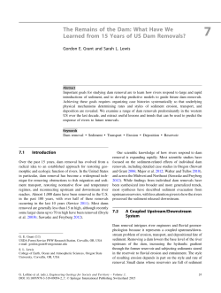 The Remains of the Dam - Watershed Processes Group