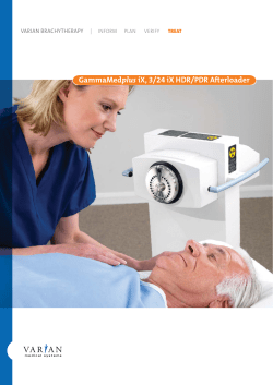 GammaMedplus iX, 3/24 iX HDR/PDR Afterloader