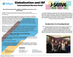 Globalization and ISF