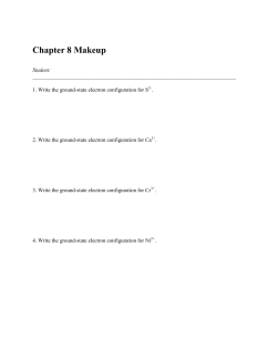 Chapter 8 Makeup