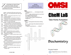 Take-Home Activities