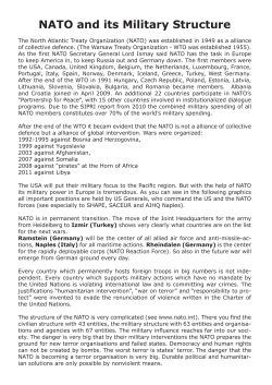 NATO and its Military Structure