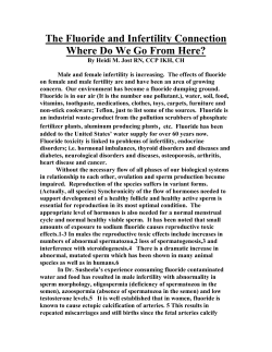 The Fluoride and Infertility Connection
