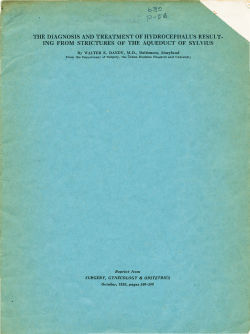 THE DIAGNOSIS AND TREATMENT OF