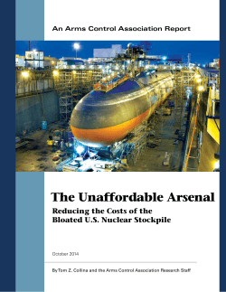 The Unaffordable Arsenal - Reducing the Costs of the Bloated U.S.
