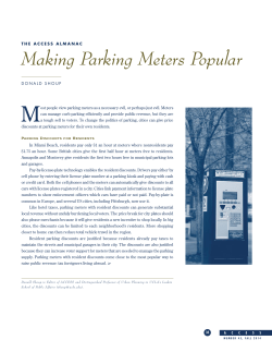 Making Parking Meters Popular - UCLA Luskin School of Public Affairs