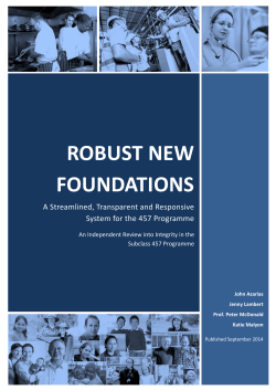 Robust New Foundations - A Streamlined, Transparent and