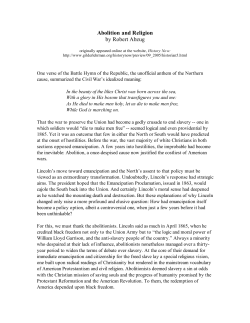 Abolition and Religion - National Humanities Center