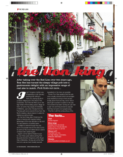 The facts... - The Red Lion Cricklade