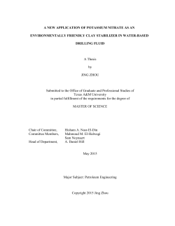 A NEW APPLICATION OF POTASSIUM NITRATE AS AN