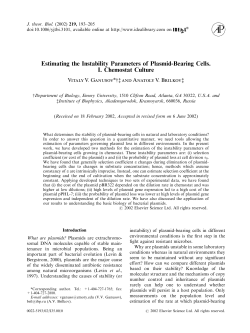 Estimating the Instability Parameters of Plasmid-Bearing