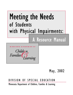 RI 6WXGHQWV ZLWK 3K\VL.DO ,PSDLUPHQWV