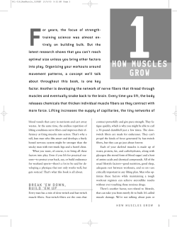 HOW MUSCLES GROW