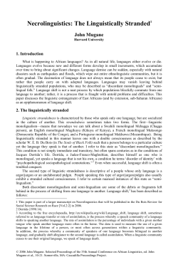 complete paper - Cascadilla Proceedings Project