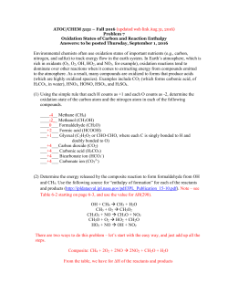 Environmental chemists often use oxidation states of important