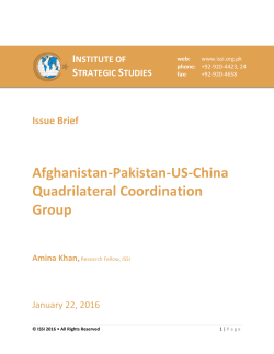 Afghanistan-Pakistan-US-China Quadrilateral Coordination Group