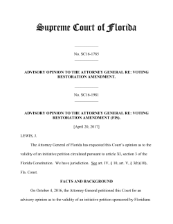 SC16-1785 Opinion - Florida Supreme Court