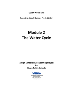 02 The Water Cycle Module2