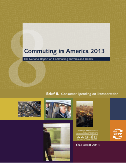Brief 8: Consumer Spending on Transportation